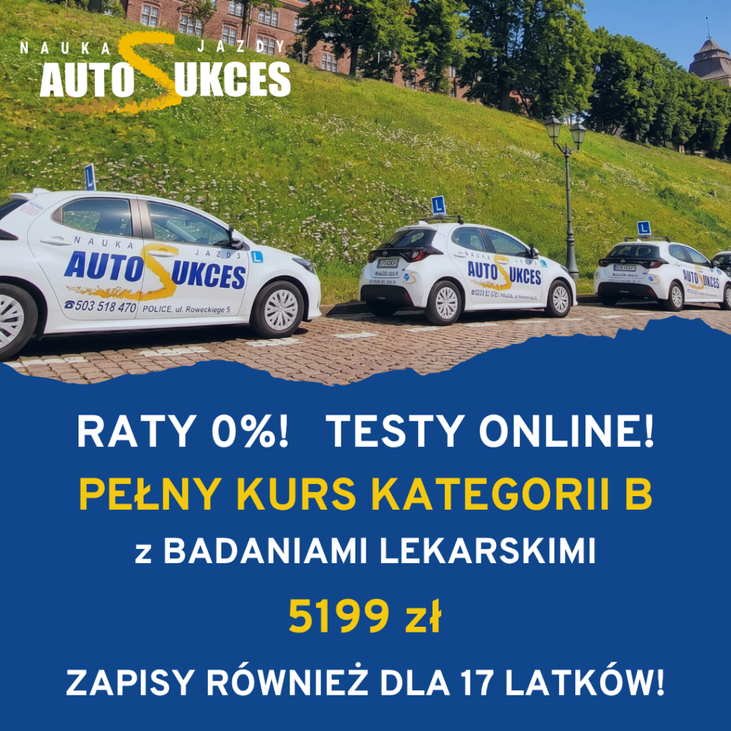 nauka jazdy szczecin