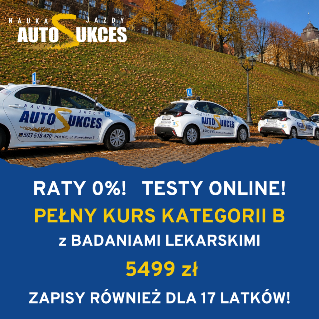 nauka jazdy szczecin kategoria b